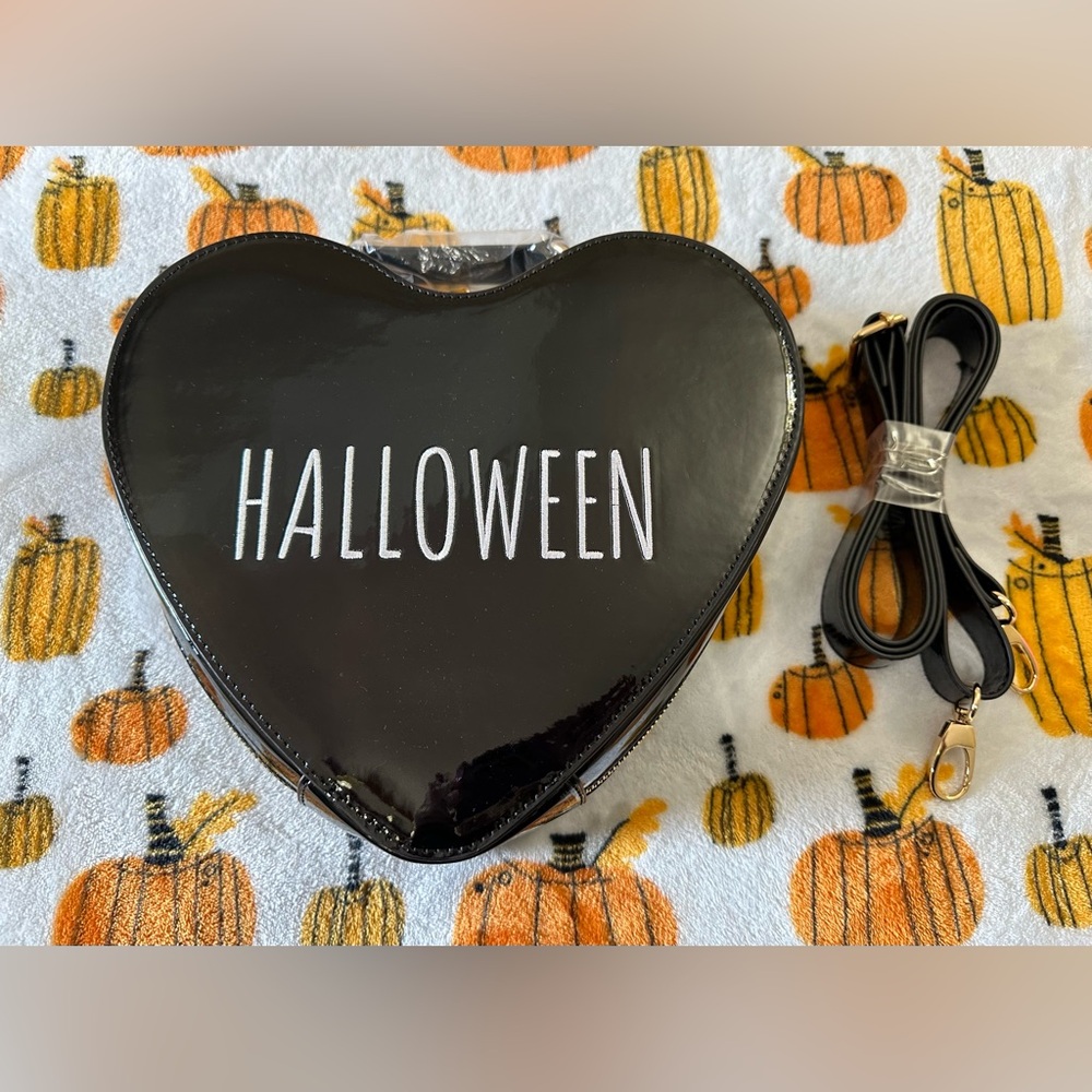 Backstitch Bruja Halloween Conversation Heart Valloween Purse Bag Backpack NEW!
